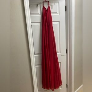 LuLu’s brand, red maxi elegant dress size medium/large